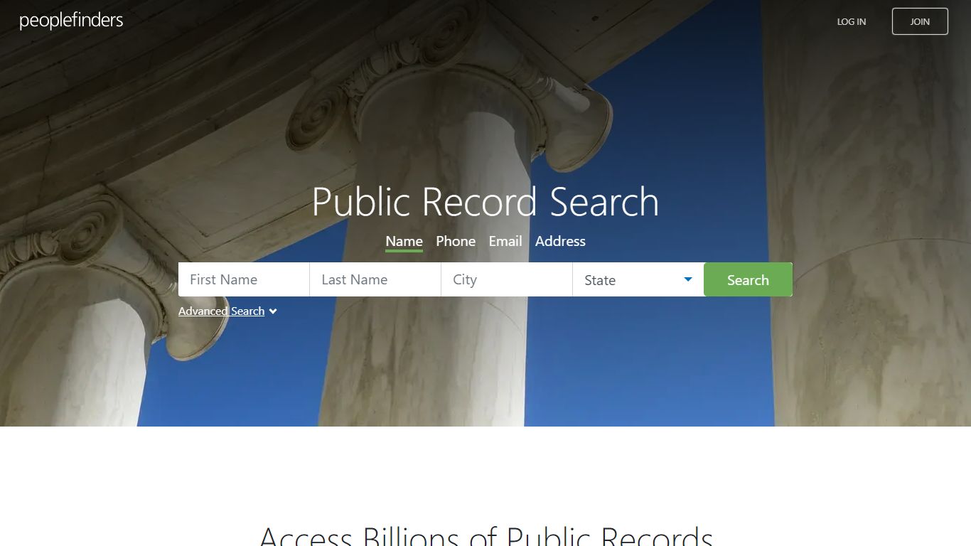 Online Public Records Search - PeopleFinders